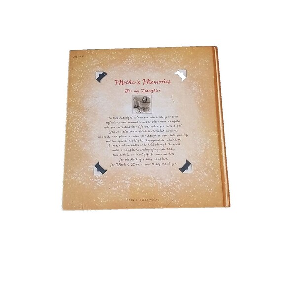 Mother's Memories for My Daughter-Book New Unused- Beautiful Sentimental - Picture 4 of 9